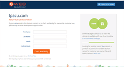 Desktop Screenshot of ipacu.com